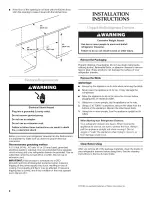 Preview for 6 page of KitchenAid KDDA27TRS Installation Instructions Manual