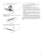 Предварительный просмотр 11 страницы KitchenAid KDDA27TRS Installation Instructions Manual