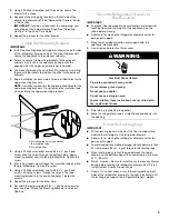 Preview for 9 page of KitchenAid KDDA27TRS Installation Manual