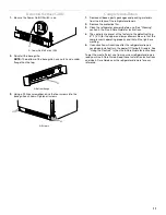 Предварительный просмотр 11 страницы KitchenAid KDDA27TRS Installation Manual