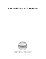 Preview for 1 page of KitchenAid KDDD 6010 (French) Manuel