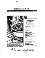 KitchenAid KDDT207A Use And Care Manual предпросмотр