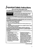 Preview for 3 page of KitchenAid KDDT207A Use And Care Manual