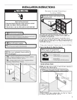 Предварительный просмотр 7 страницы KitchenAid kdfe104dbl Installation Instructions Manual