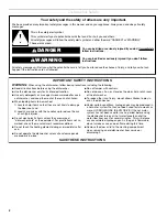 Preview for 2 page of KitchenAid KDFE104DSS User Instructions