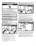 Preview for 9 page of KitchenAid KDFE104DSS5 Installation Instructions Manual