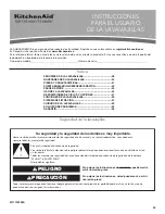 Preview for 39 page of KitchenAid KDFE104HBL User Instructions