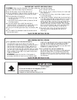 Preview for 2 page of KitchenAid KDFE104HPS User Manual