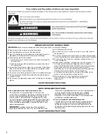 Preview for 2 page of KitchenAid KDFM404KBS0 Owner'S Manual