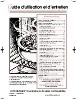 Preview for 39 page of KitchenAid KDRP407HSS - 30" Pro-Style Dual-Fuel Range Use And Care Manual