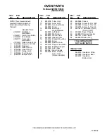 Предварительный просмотр 2 страницы KitchenAid KDRP407HSS06 Parts List