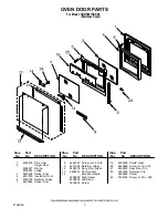 Предварительный просмотр 3 страницы KitchenAid KDRP407HSS06 Parts List