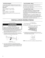 Preview for 8 page of KitchenAid KDRP407HSS11 Installation Instructions Manual