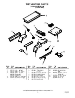 Preview for 6 page of KitchenAid KDRP462LSS0 Parts List