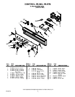 Предварительный просмотр 5 страницы KitchenAid KDRP463LSS04 Parts List