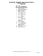 Preview for 8 page of KitchenAid KDRP463LSS04 Parts List