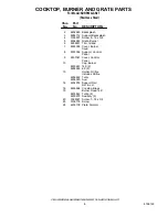 Preview for 8 page of KitchenAid KDRP463LSS07 Parts List