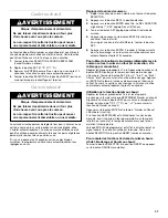 Preview for 37 page of KitchenAid KDRP467KSS - 36 Inch Pro-Style Dual Fuel Range Use And Care Manual