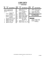 Preview for 2 page of KitchenAid KDRP467KSS0 Parts List