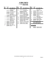 Preview for 2 page of KitchenAid KDRP487MSS02 Parts List