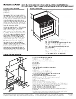 Preview for 1 page of KitchenAid KDRP707R Product Dimensions