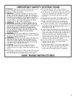 Preview for 5 page of KitchenAid KDRS407 Use And Care Manual