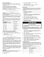 Preview for 17 page of KitchenAid KDRS407 Use And Care Manual