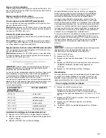 Preview for 47 page of KitchenAid KDRS407 Use And Care Manual