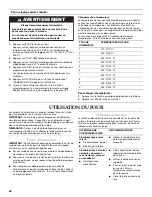 Preview for 48 page of KitchenAid KDRS407 Use And Care Manual