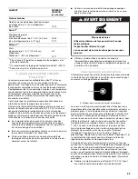 Preview for 53 page of KitchenAid KDRS407 Use And Care Manual