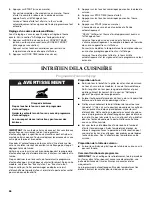 Preview for 56 page of KitchenAid KDRS407 Use And Care Manual