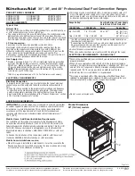 Preview for 1 page of KitchenAid KDRS407VSS Specifications