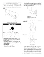 Предварительный просмотр 11 страницы KitchenAid KDRS407VSS00 Installation Instructions Manual