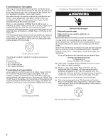 Preview for 8 page of KitchenAid KDRS407VSS01 Installation Instructions Manual