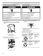 Preview for 14 page of KitchenAid KDRS467VSS Installation Instructions Manual