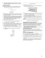 Preview for 17 page of KitchenAid KDRS505XSS00 Installation Instructions Manual