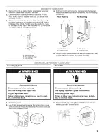 Предварительный просмотр 9 страницы KitchenAid KDRS505XSS03 Installation Instructions Manual