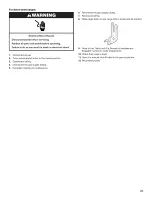 Preview for 21 page of KitchenAid KDRS505XSS03 Installation Instructions Manual