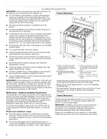 Preview for 4 page of KitchenAid KDRS505XSS04 Installation Instructions Manual