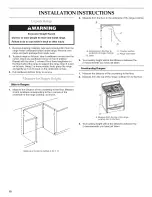 Предварительный просмотр 10 страницы KitchenAid KDRS807SSS00 Installation Instructions Manual