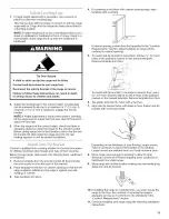 Preview for 11 page of KitchenAid KDRS807SSS00 Installation Instructions Manual