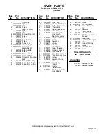 Preview for 4 page of KitchenAid KDRS807SSS03 Parts List