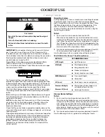 Preview for 9 page of KitchenAid KDRU707 Use And Care Manual