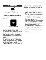 Preview for 24 page of KitchenAid KDRU707 Use And Care Manual