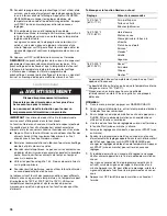 Preview for 76 page of KitchenAid KDRU707 Use And Care Manual