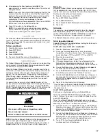 Preview for 17 page of KitchenAid KDRU707VSS Use And Care Manual