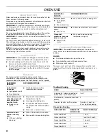 Preview for 20 page of KitchenAid KDRU707VSS Use And Care Manual