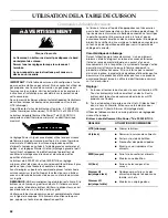 Preview for 52 page of KitchenAid KDRU707VSS Use And Care Manual