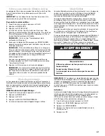 Preview for 61 page of KitchenAid KDRU707VSS Use And Care Manual