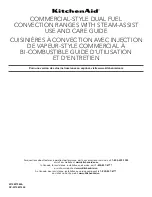 Preview for 1 page of KitchenAid KDRU767VSS Use And Care Manual